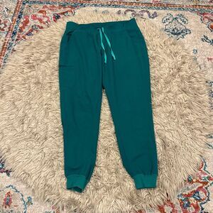 Figs Hunter Green Scrubs Pants size XL tall